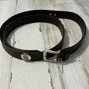 Ole Miss Genuine Leather Belt